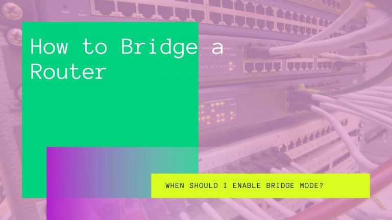 How to Bridge a Router