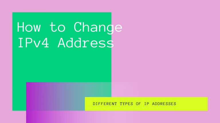 How to Change IPv4 Address