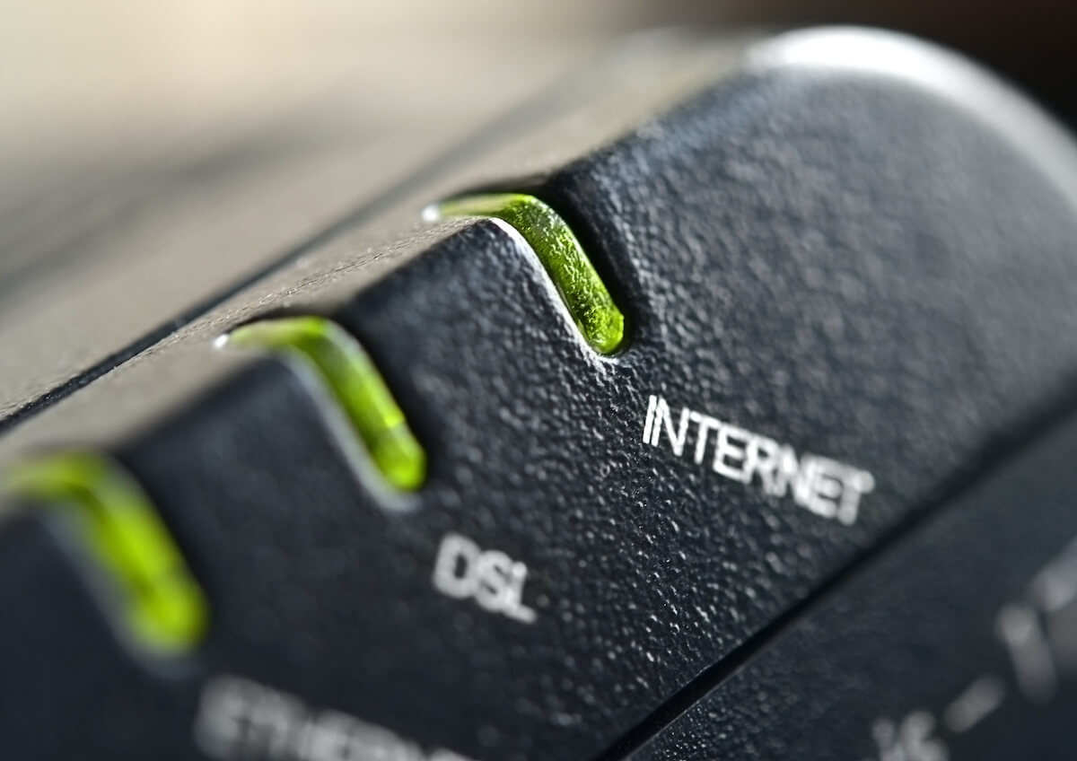 Flashing Internet Light on Router