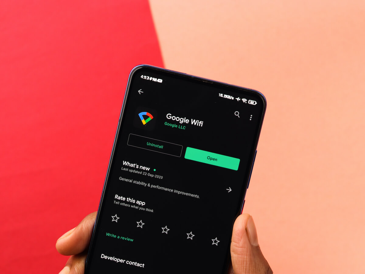 google wifi app not working