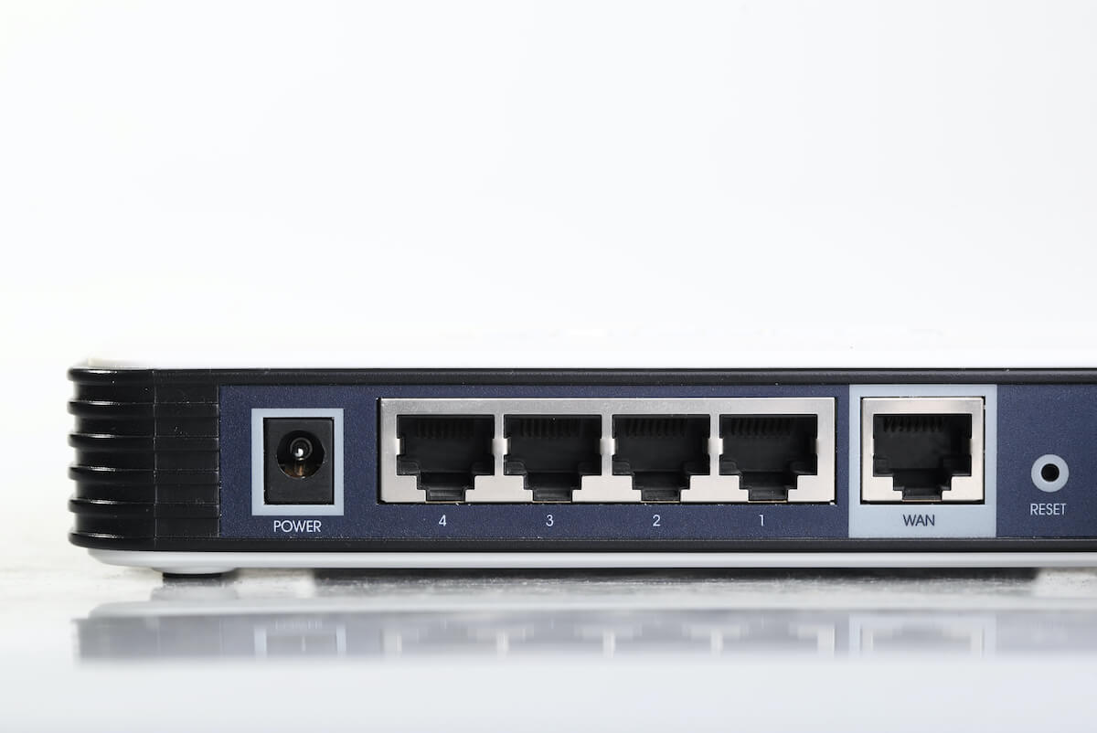 ethernet ports not working on router