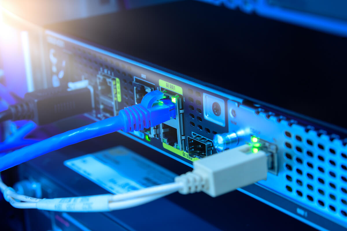 how to setup a network switch and router