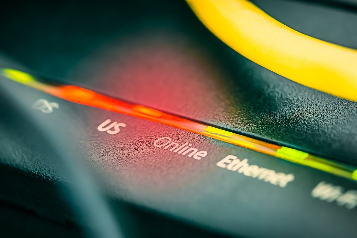 how to fix orange light on router